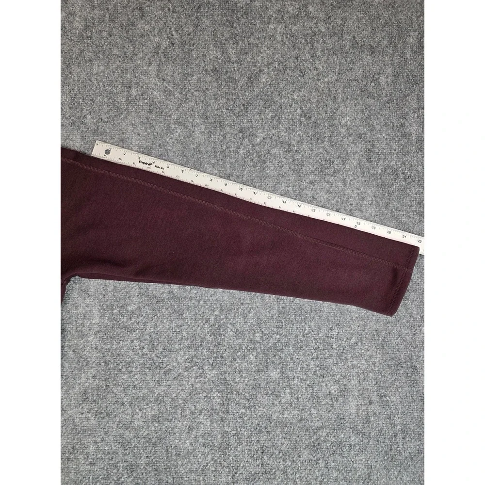 The North Face Jacket Mens Large Full Zip Fleece Jacket Burgundy Heather